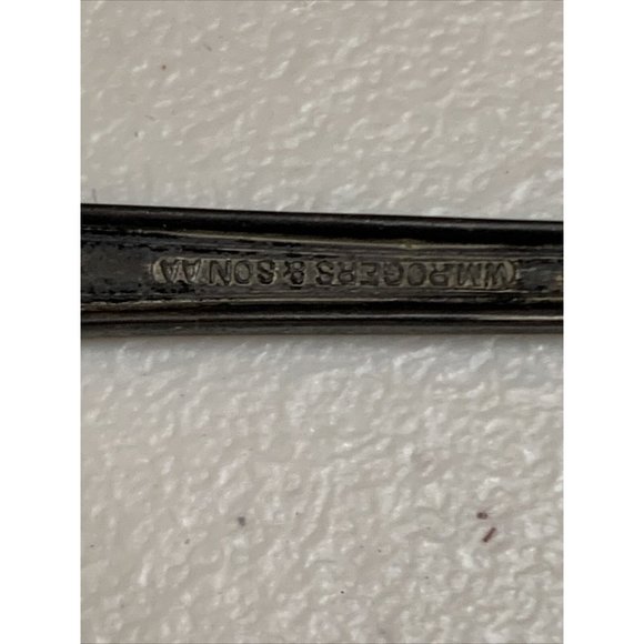 ANTIQUE VINTAGE COLLECTIBLE Shovel 4” Wm.ROGERS & SON AA SILVER PLATE Orig Box - Picture 4 of 7